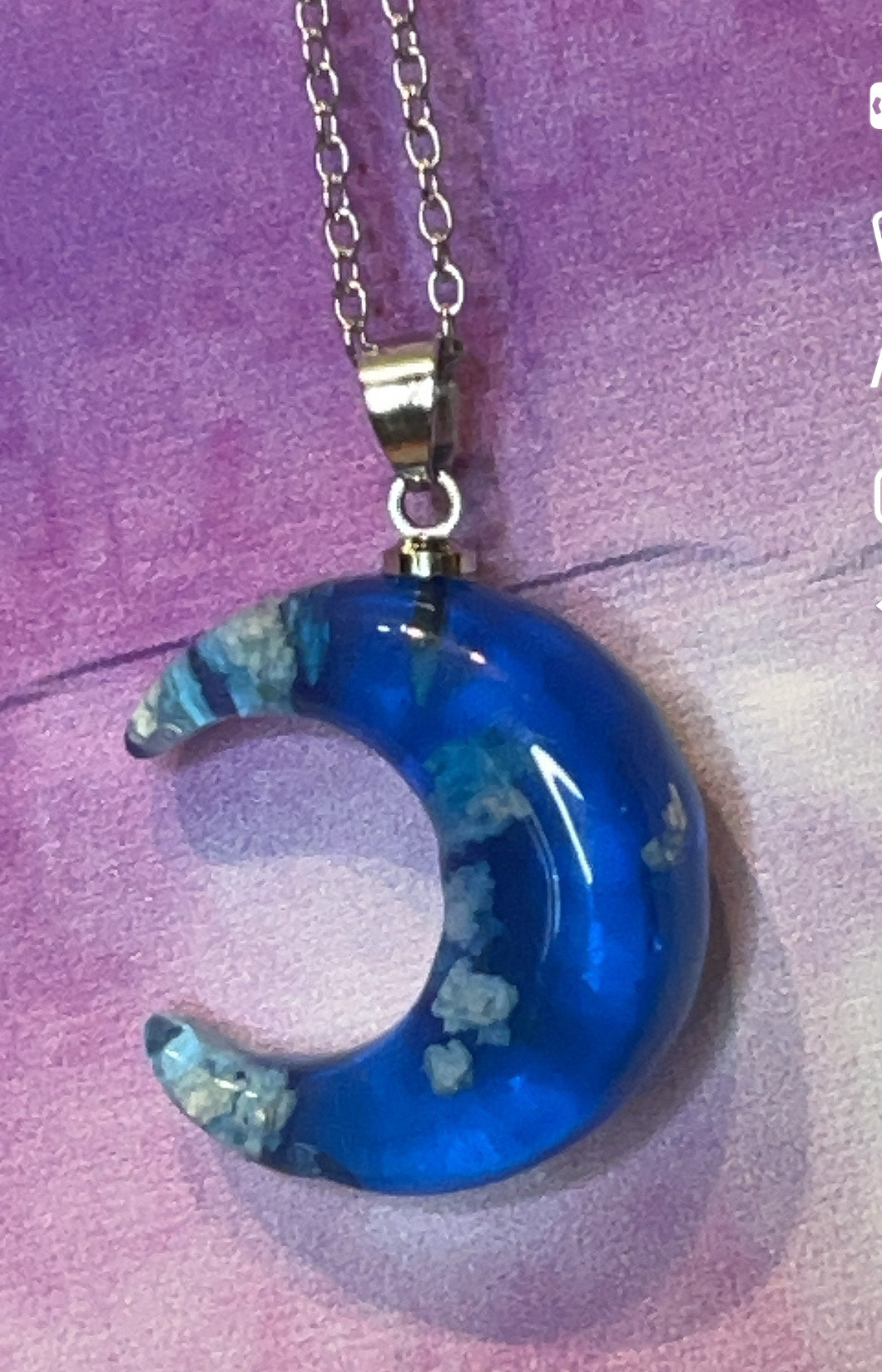 Transparent Moon Necklace🌙☁️