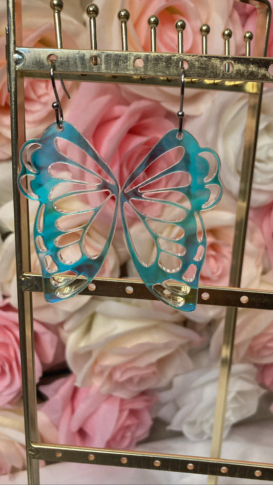 Holographic Butterfly effect Earrings🦋
